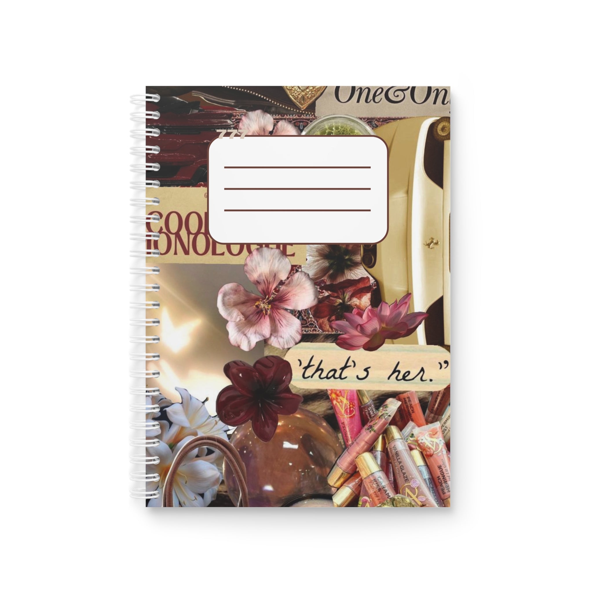 Chic Spiral Notebook for Creative Minds