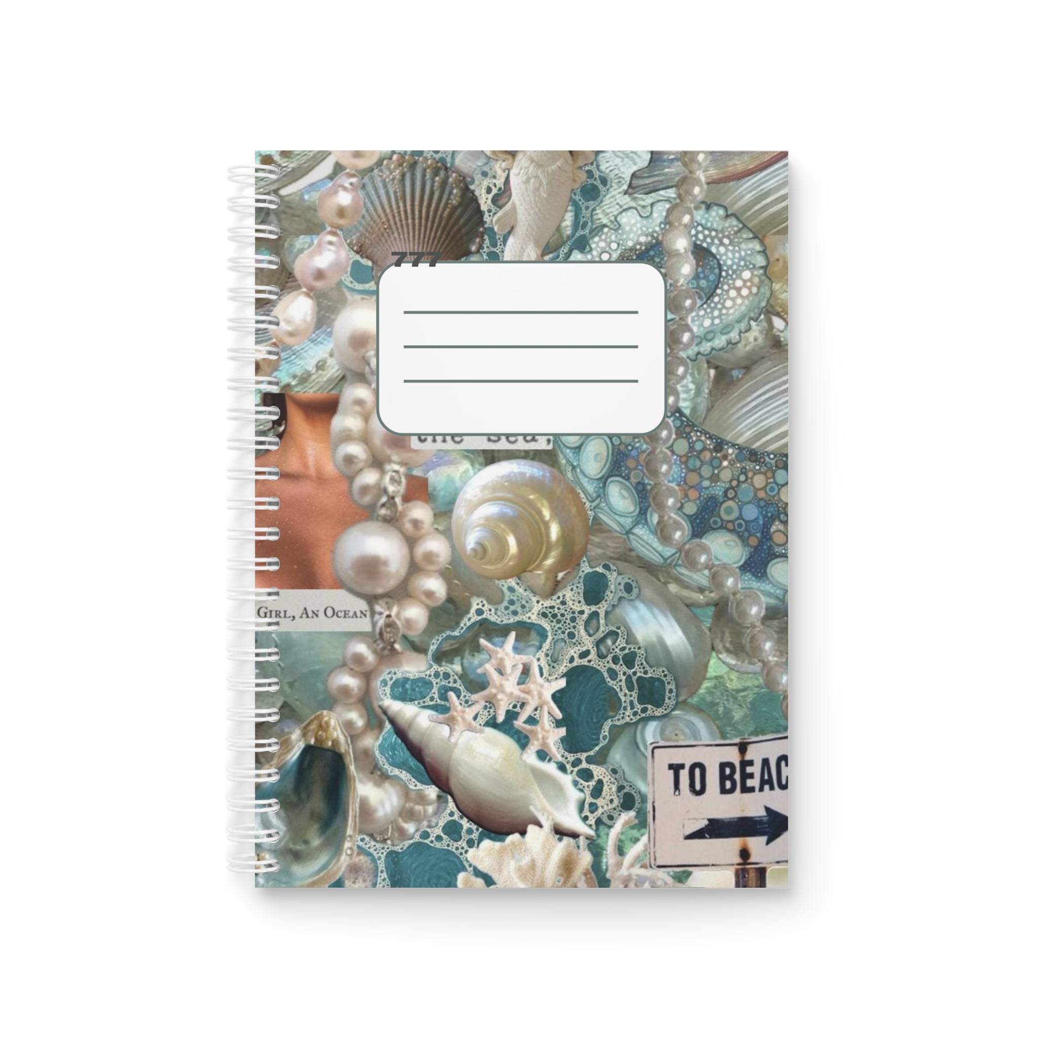 Ocean-Themed Spiral Notebook