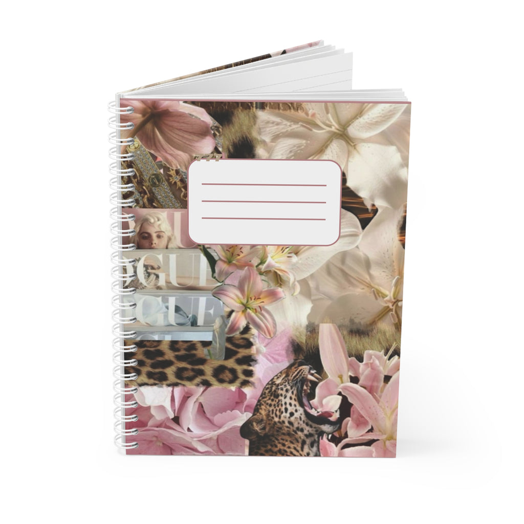 Chick Vogue Spiral Notebook - Pink Themed