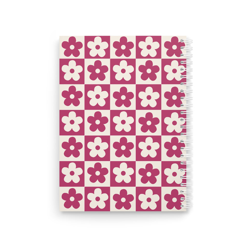 Flower Spiral Notebook