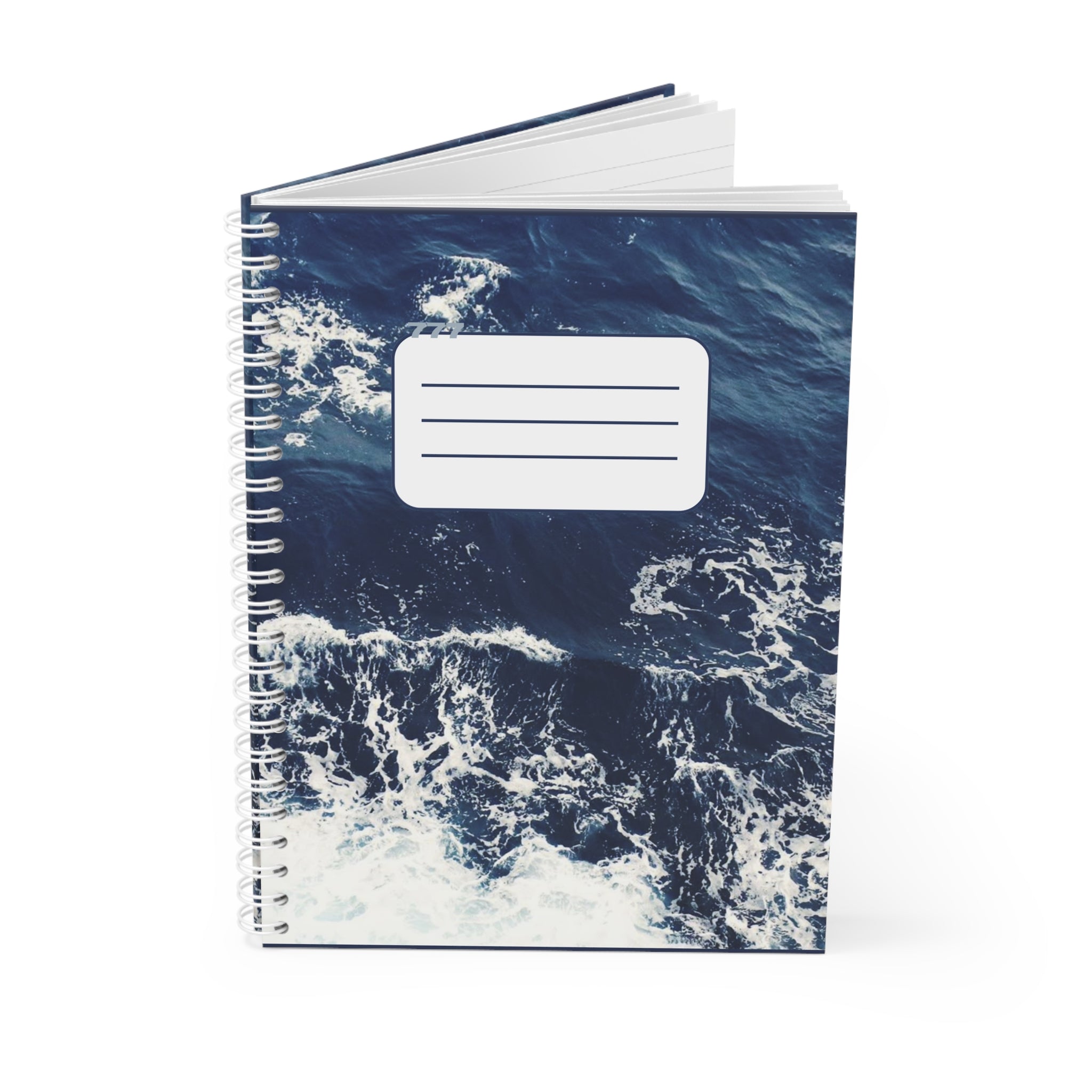Sea Wave Spiral Notebook