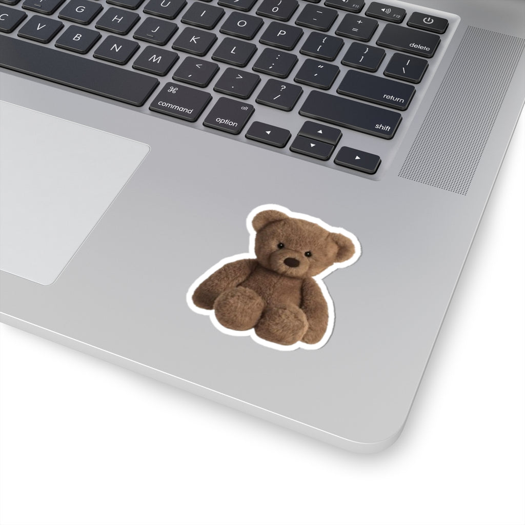 Bear Kiss-Cut Stickers - Cute Animal Design for Laptops, Journals, and Water Bottles