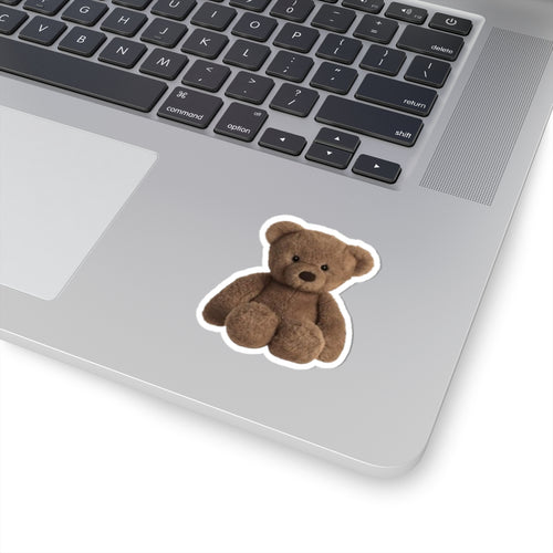 Bear Kiss-Cut Stickers - Cute Animal Design for Laptops, Journals, and Water Bottles