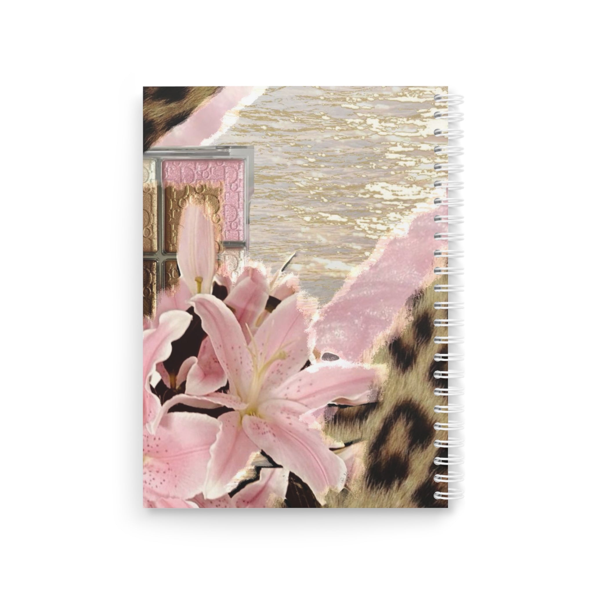Chic Floral Spiral Notebook