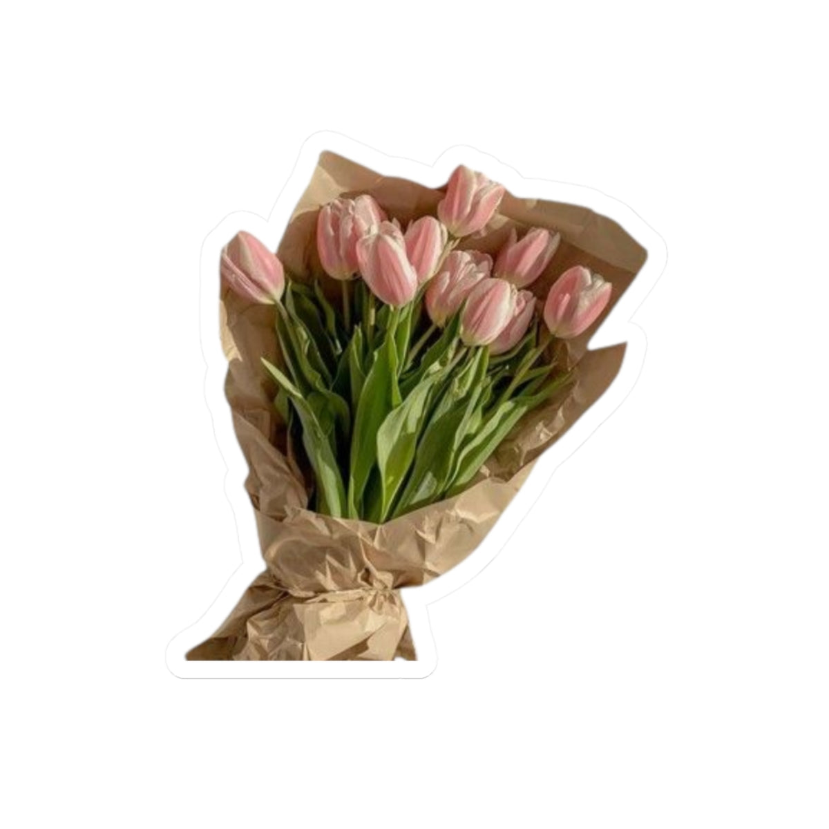 Stickers - Tulip Bouquet Kiss-Cut Stickers for Spring Decor