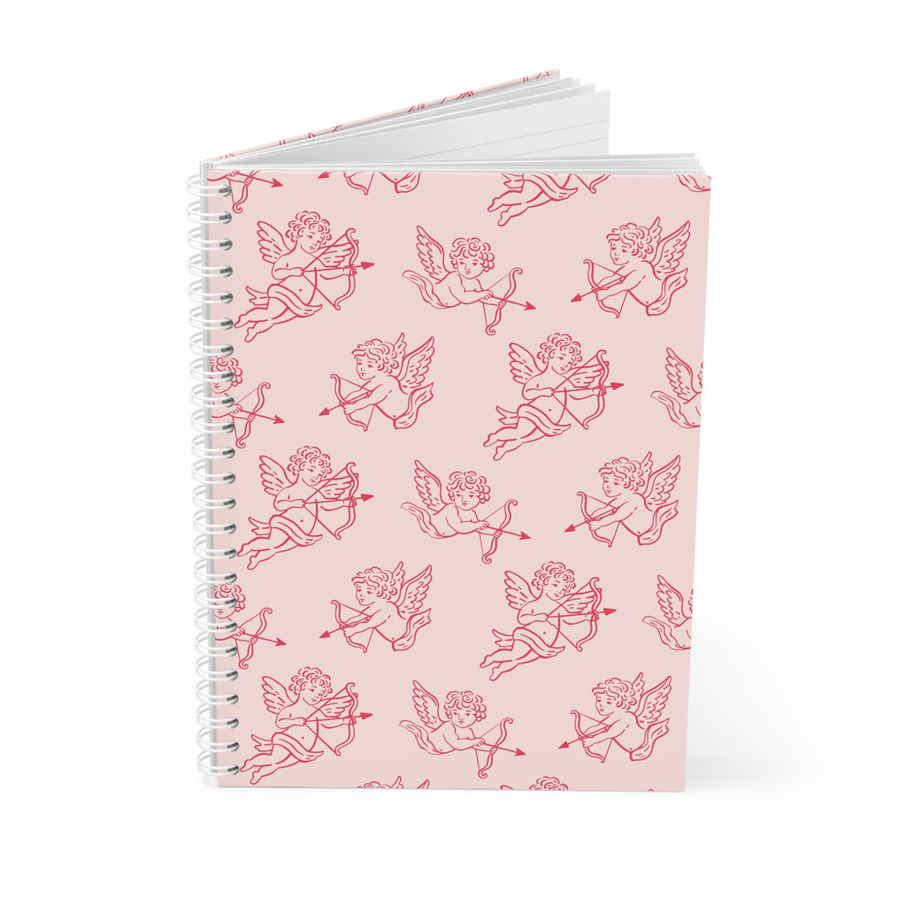 Cupid-Inspired Spiral Notebook