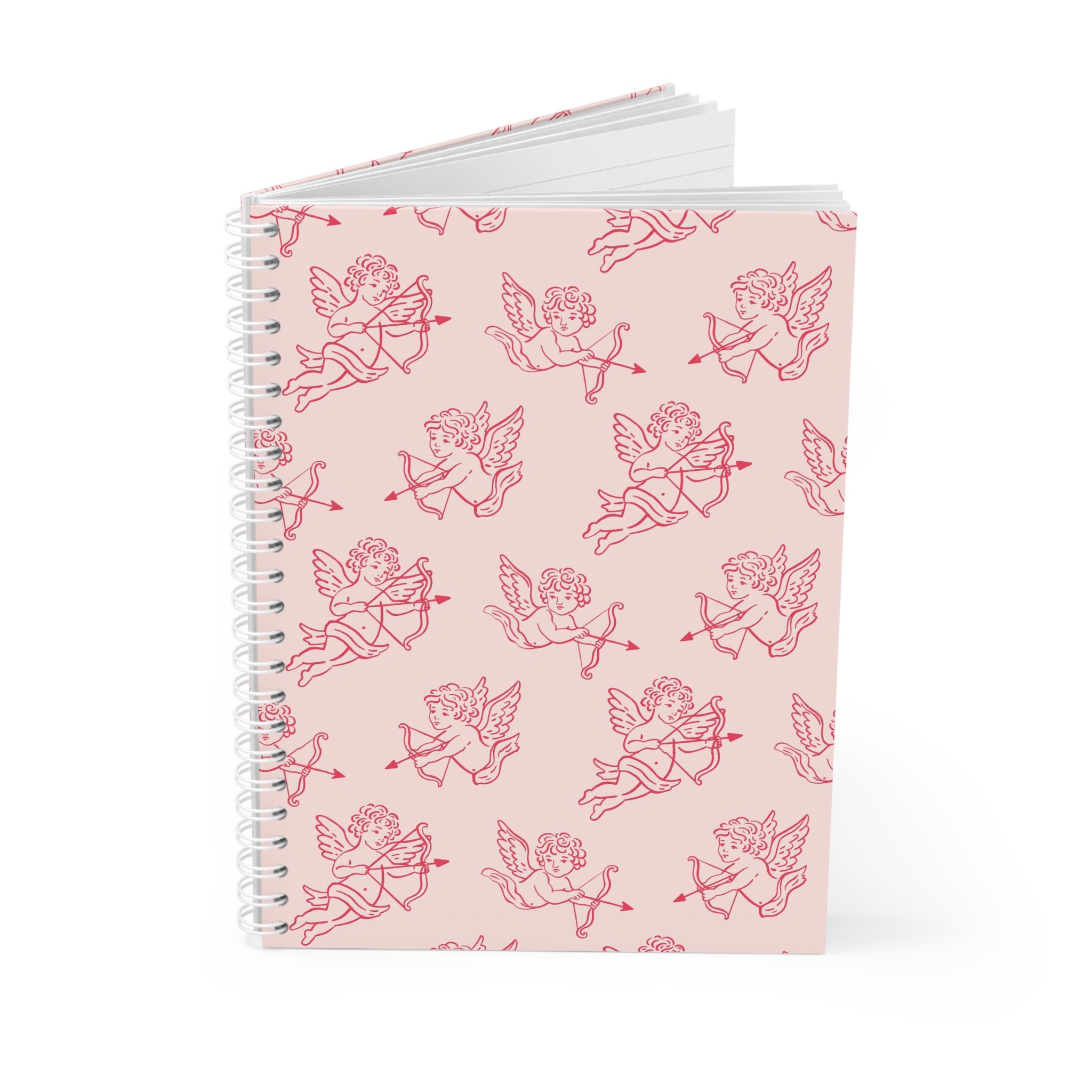 Cupid-Inspired Spiral Notebook