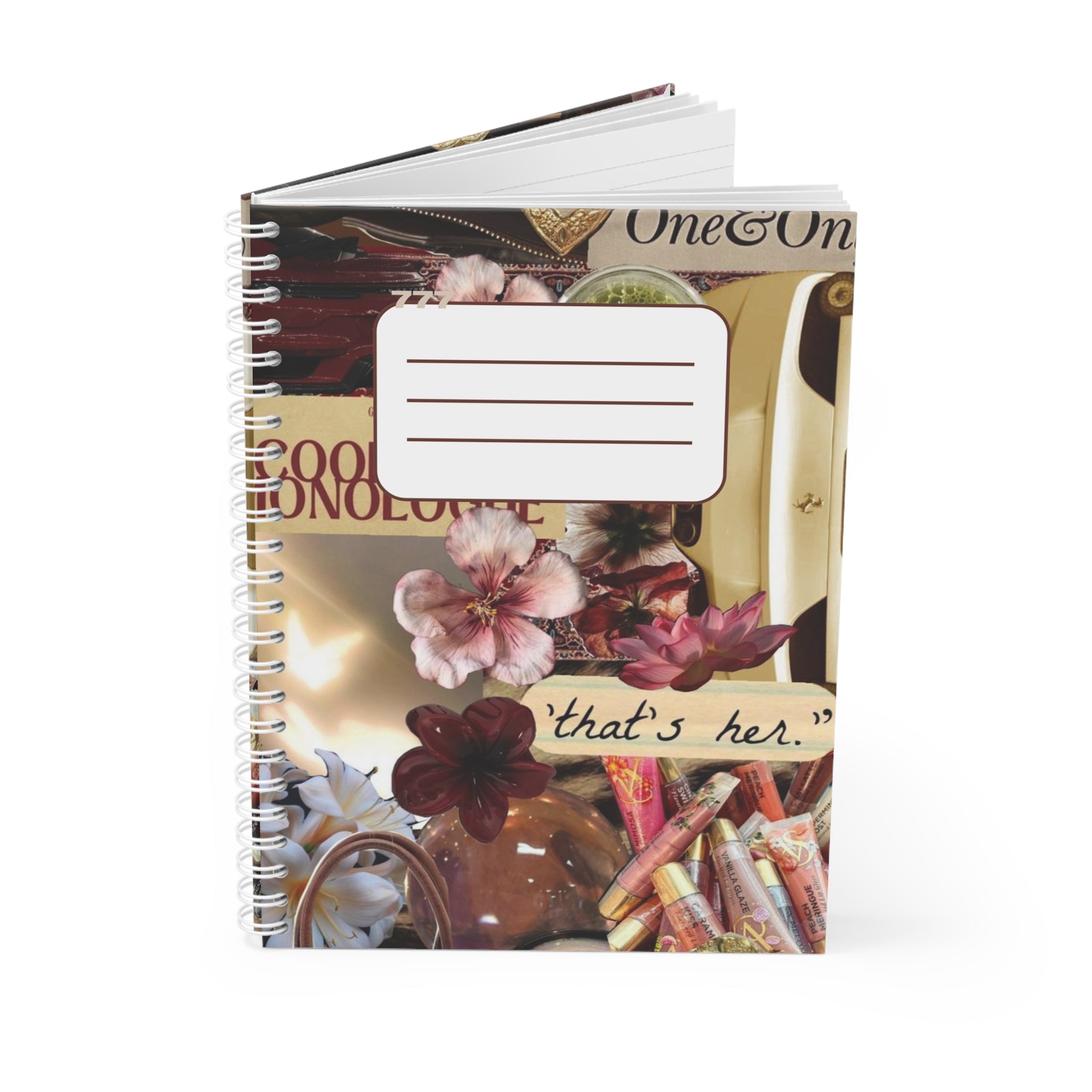 Chic Spiral Notebook for Creative Minds