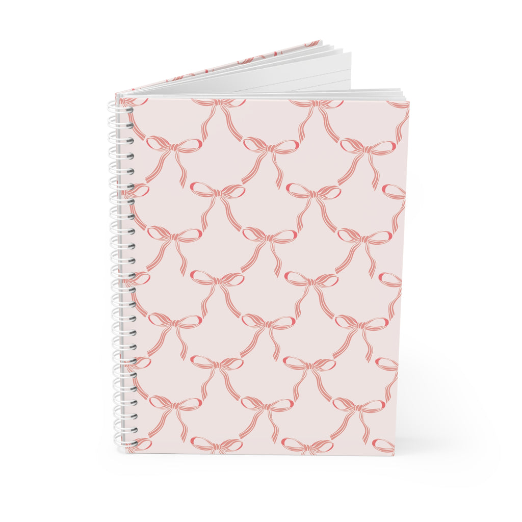 Charming Ribbon Spiral Notebook