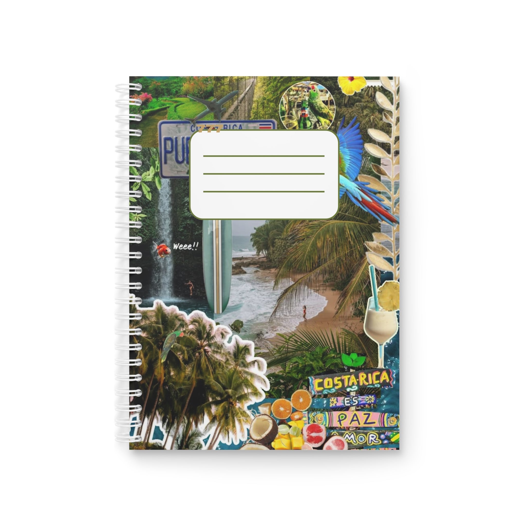 Spiral Notebook - Brazilian themed