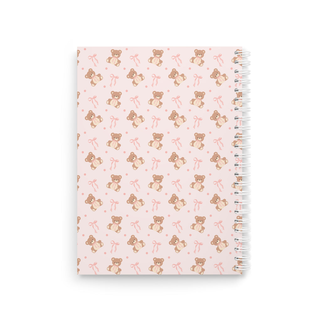 Cute Bear Spiral Notebook