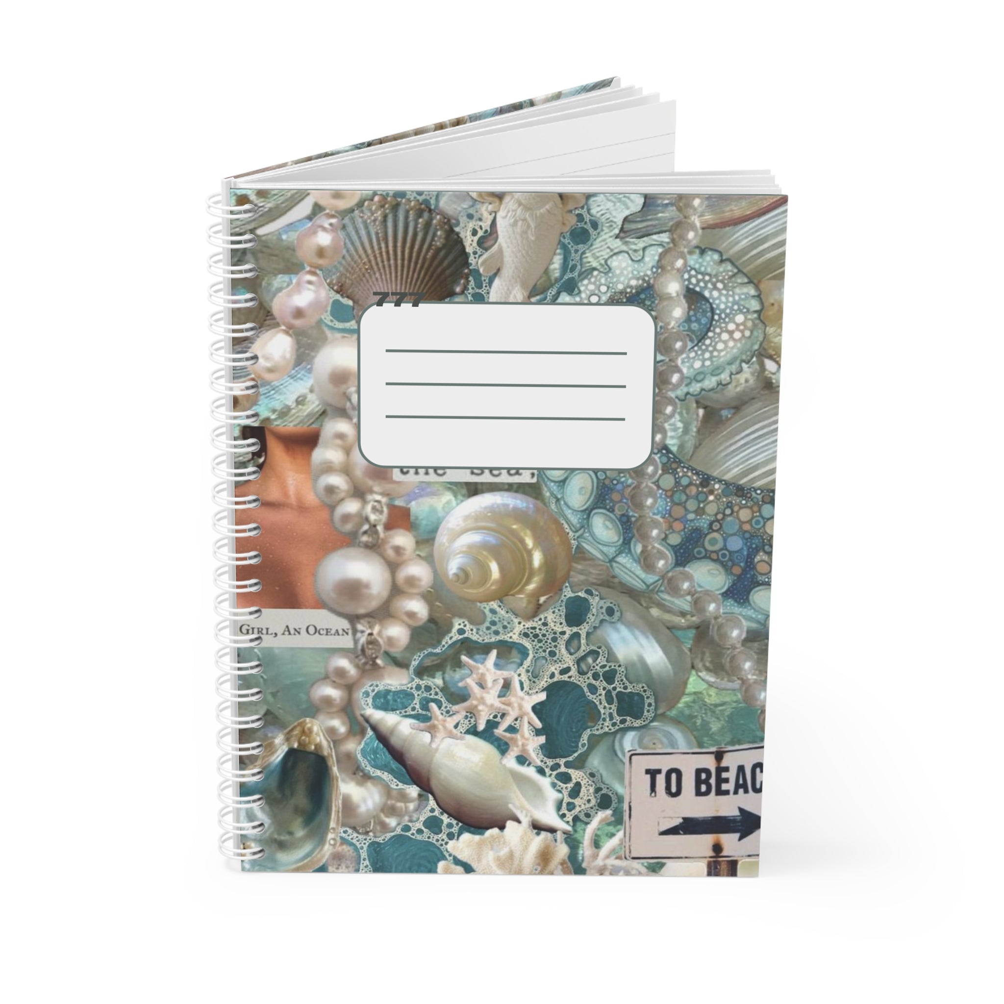 Ocean-Themed Spiral Notebook