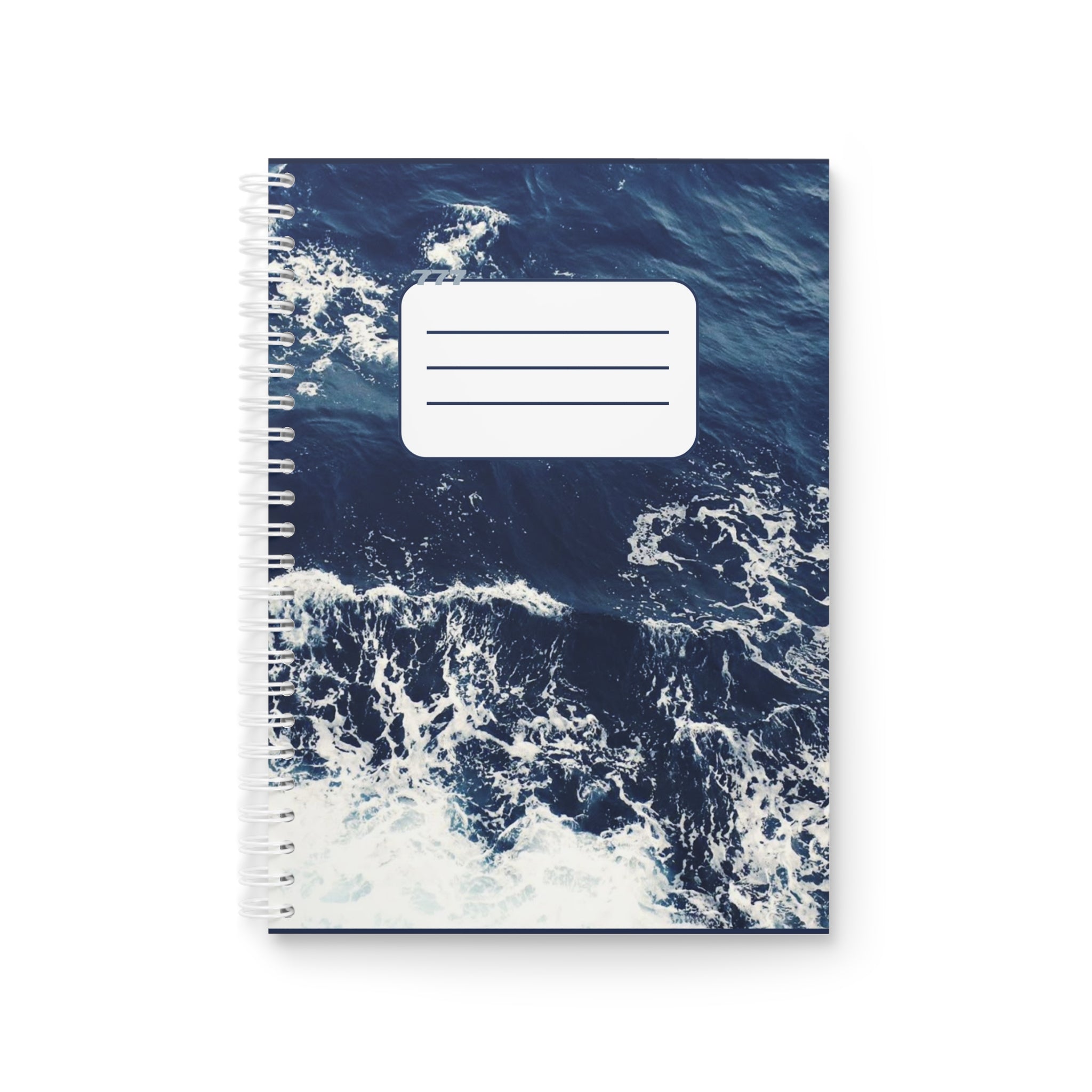 Sea Wave Spiral Notebook