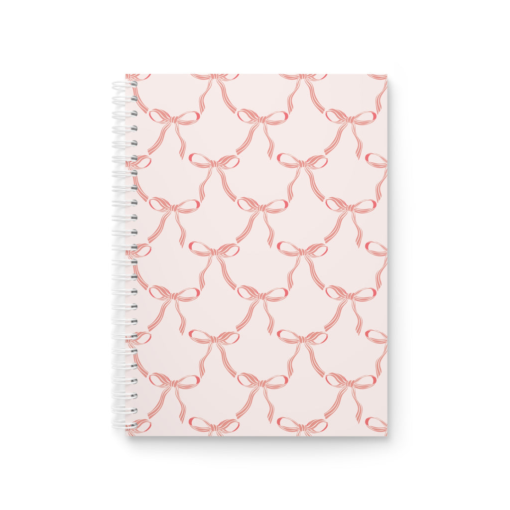 Charming Ribbon Spiral Notebook