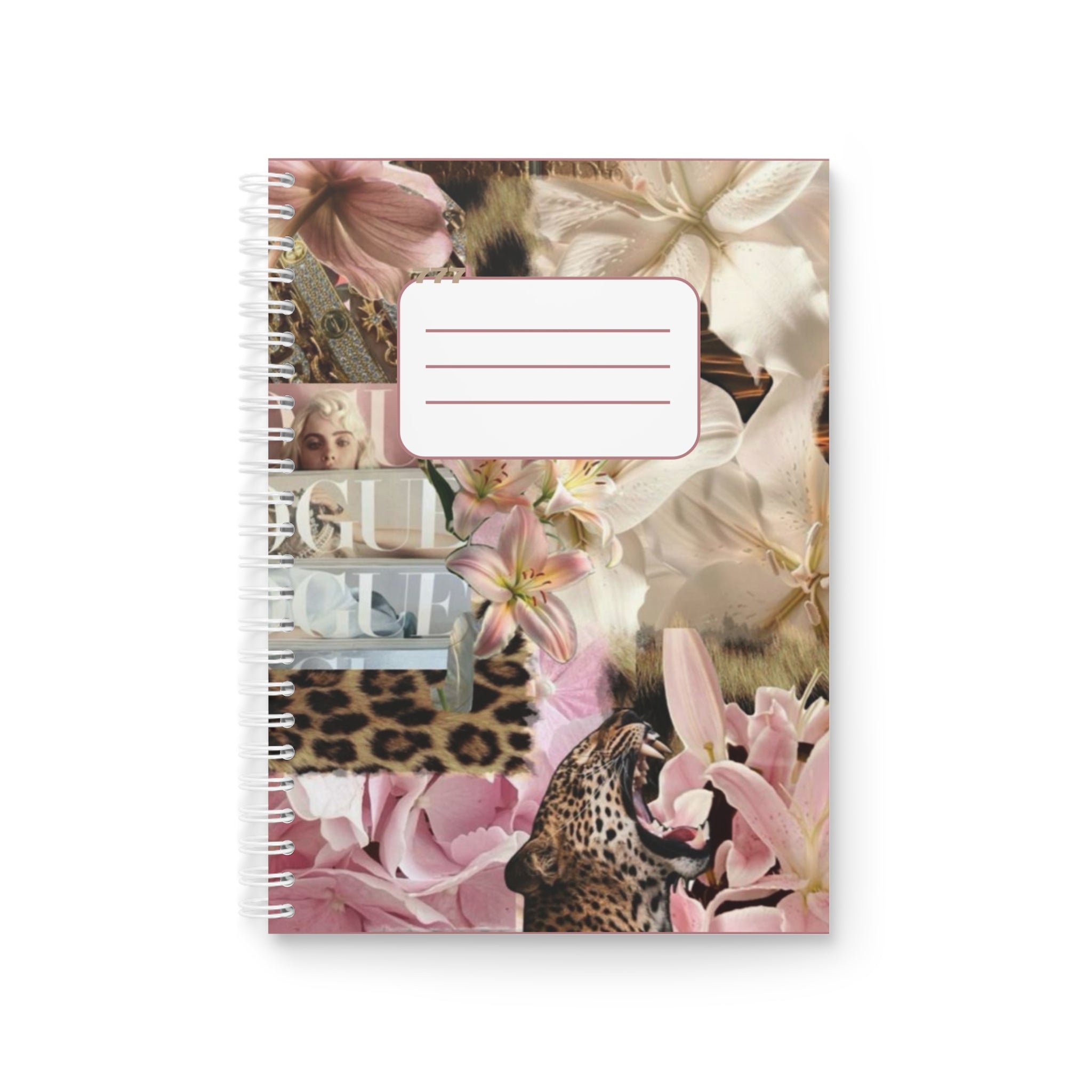 Chick Vogue Spiral Notebook - Pink Themed