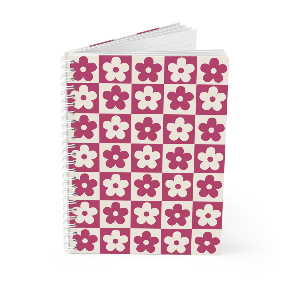 Flower Spiral Notebook