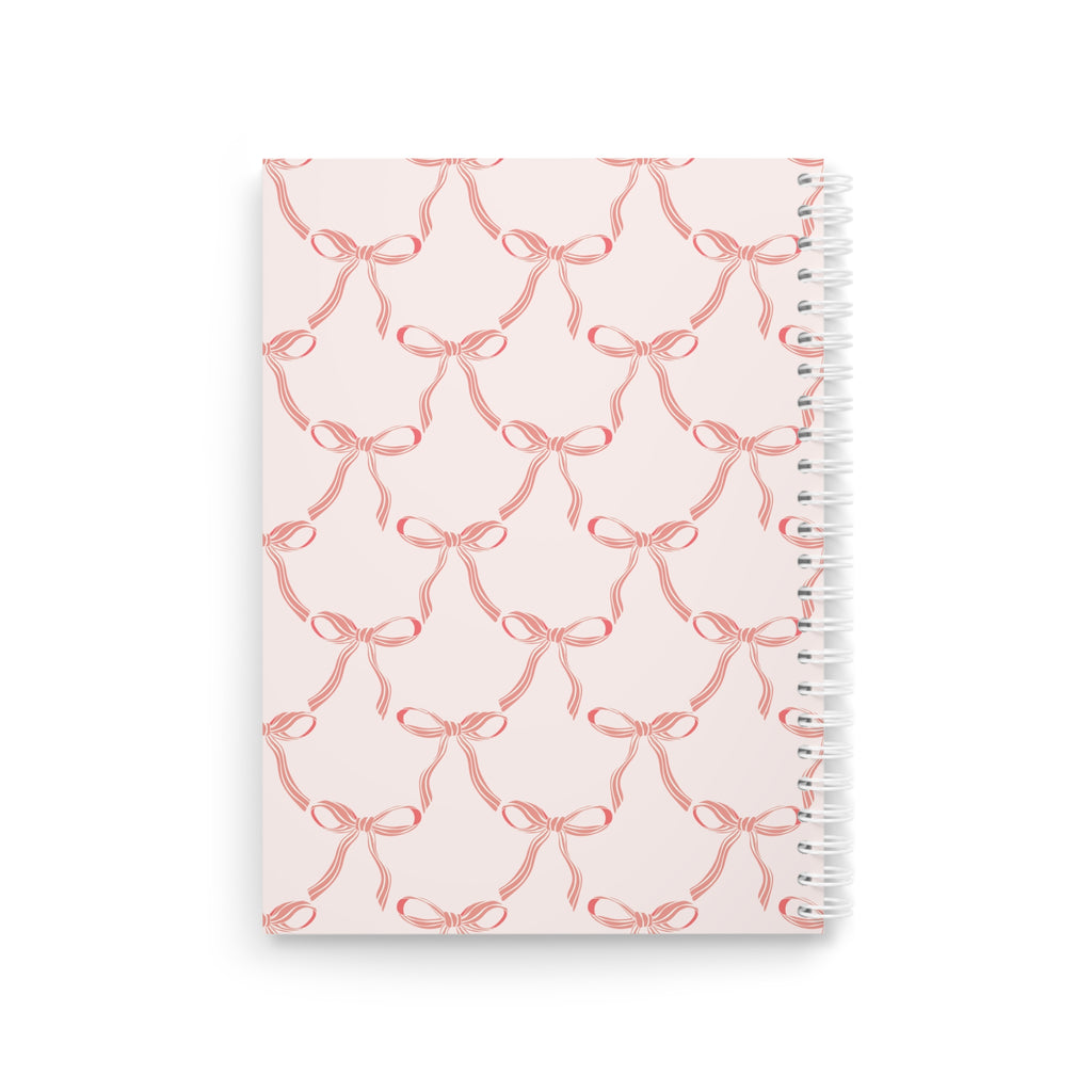 Charming Ribbon Spiral Notebook