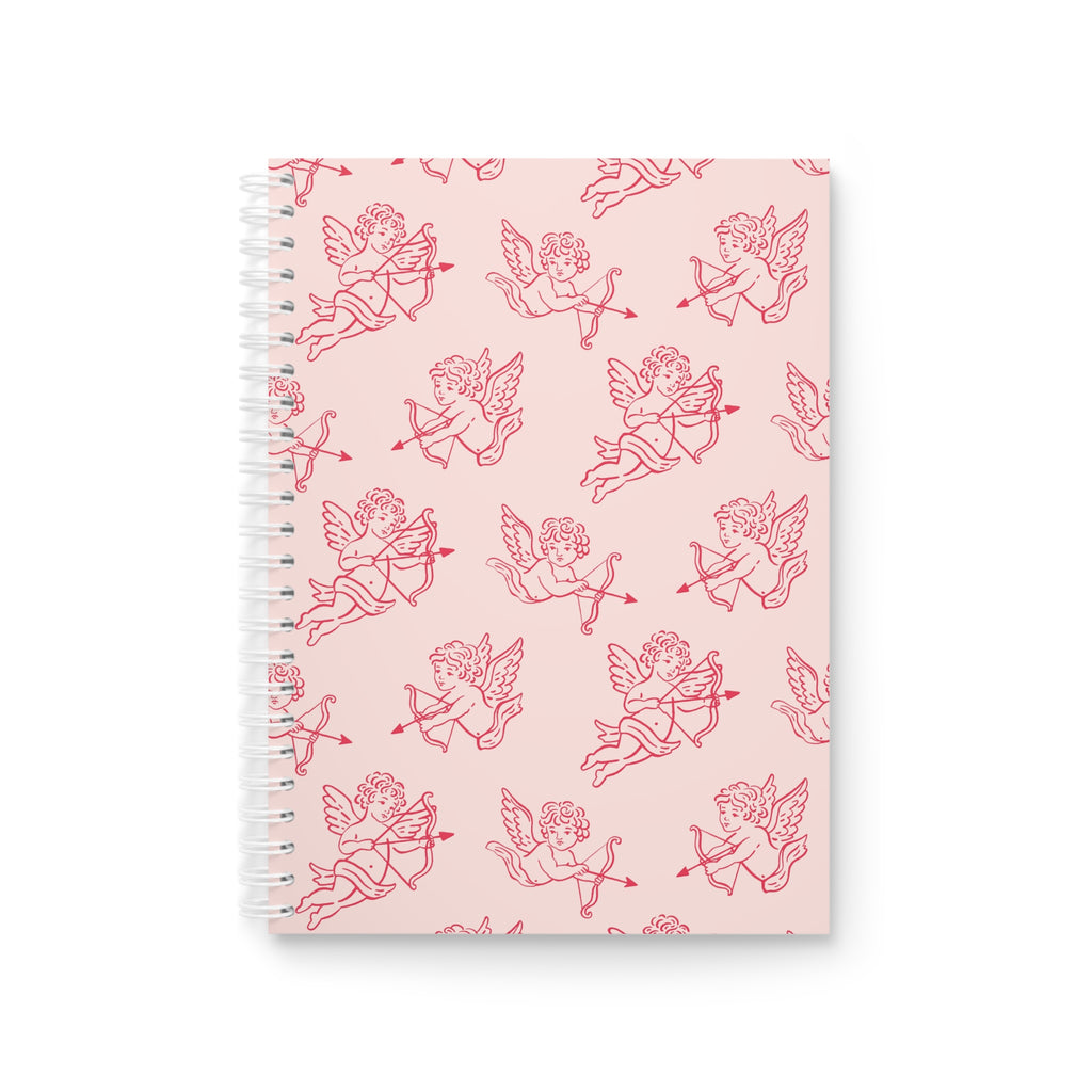Cupid-Inspired Spiral Notebook