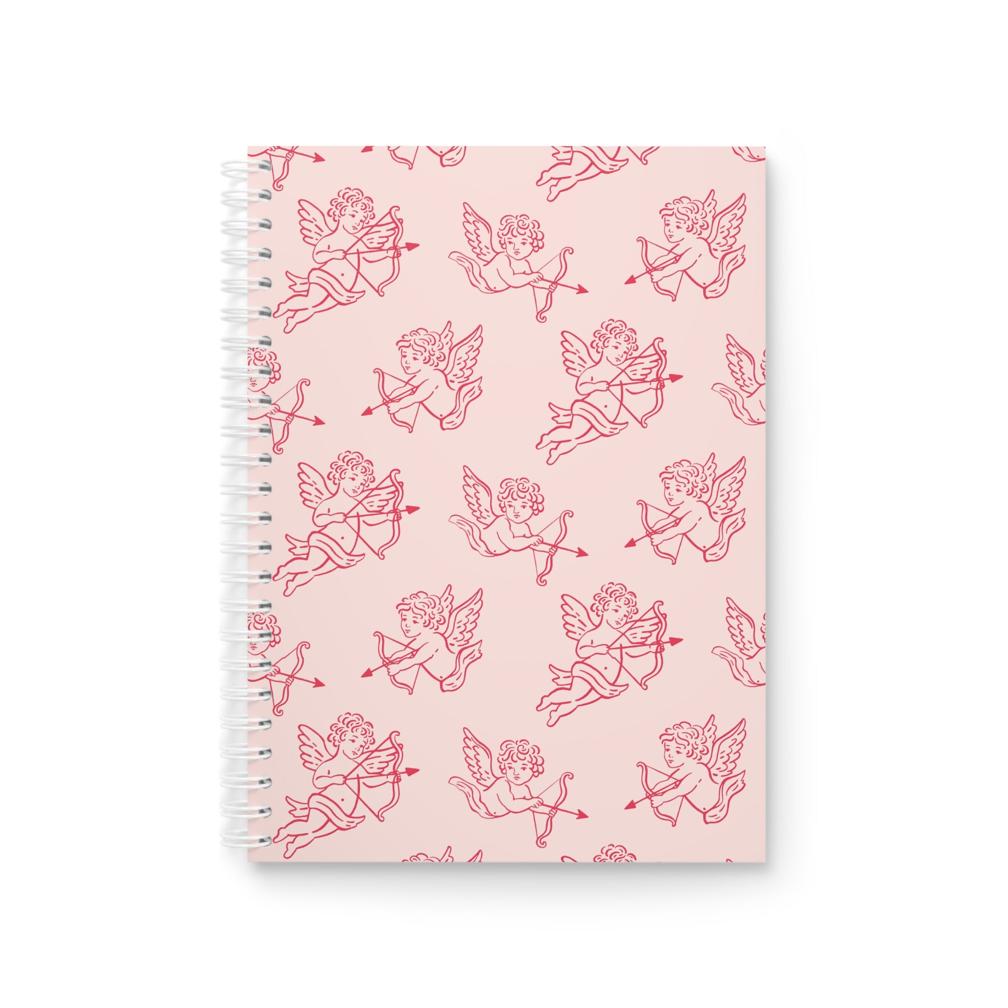 Cupid-Inspired Spiral Notebook