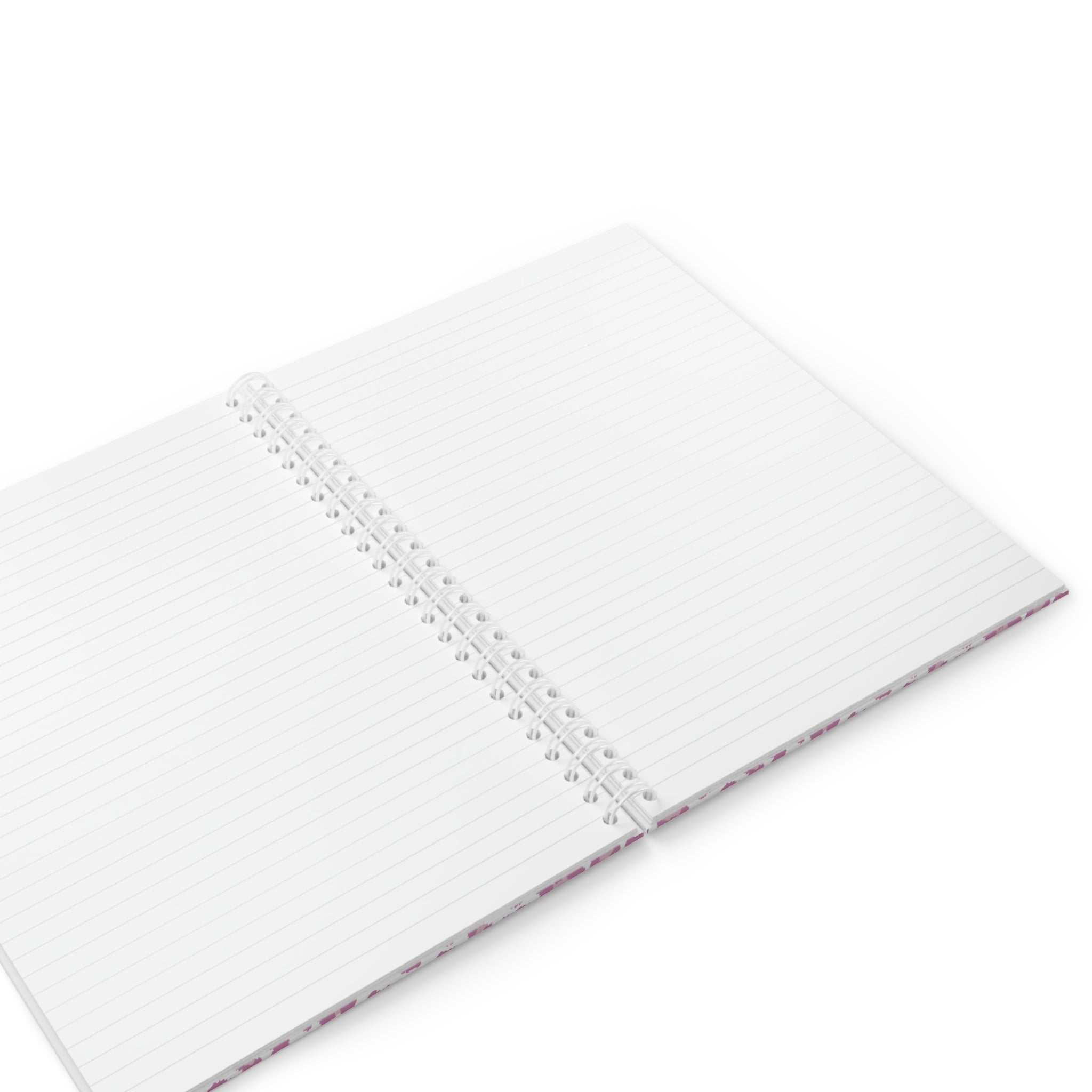 Spiral Notebook - Pink Cozy Leopard Amore Print