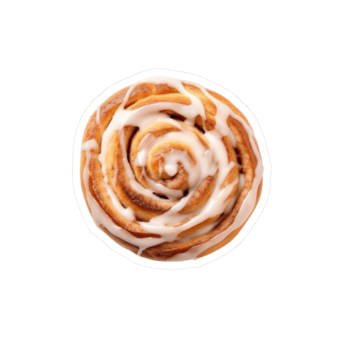 Cinnamon roll | Kiss-Cut Stickers