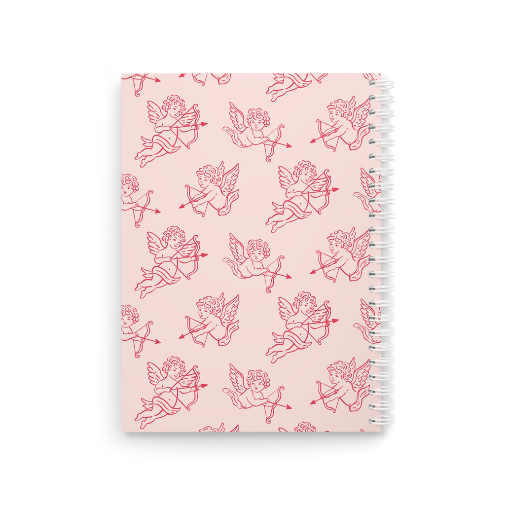 Cupid-Inspired Spiral Notebook