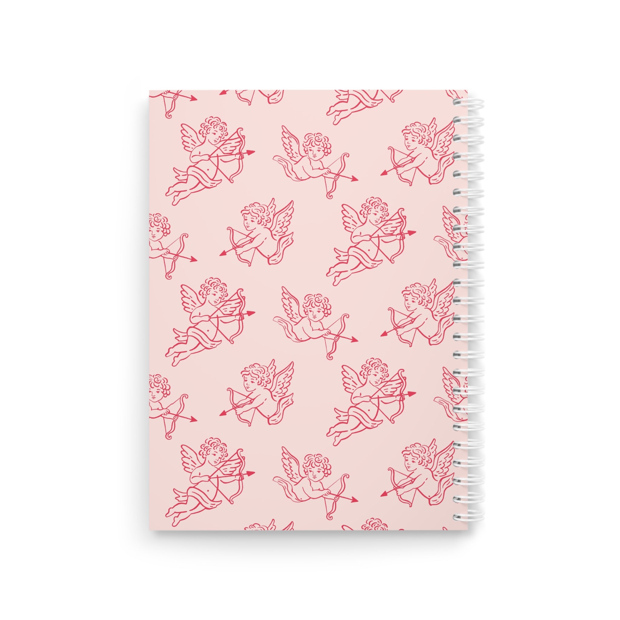 Cupid-Inspired Spiral Notebook