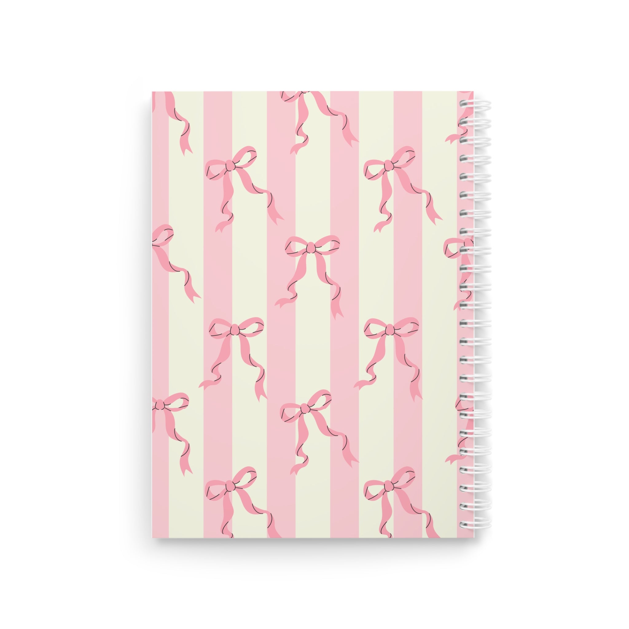 Charming Ribbon Spiral Notebook