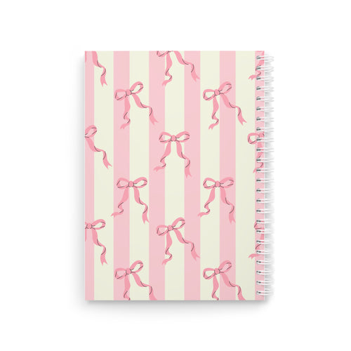 Charming Ribbon Spiral Notebook